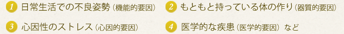 その痛みに直接アプローチし、筋弛緩効果で快適なカラダに~